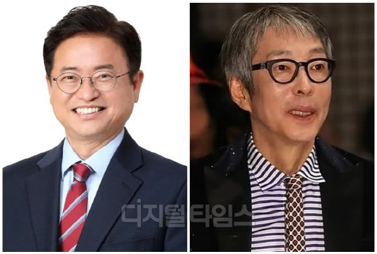 이철우 경북도지사(왼쪽)와 방송인 고(故) 서세원씨. <디지털타임스 DB>